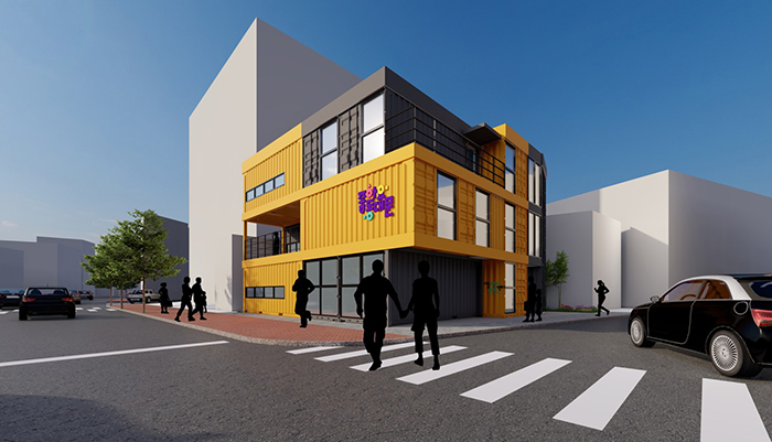 회기동에 건설되는 서울청년센터 동대문의 조감도