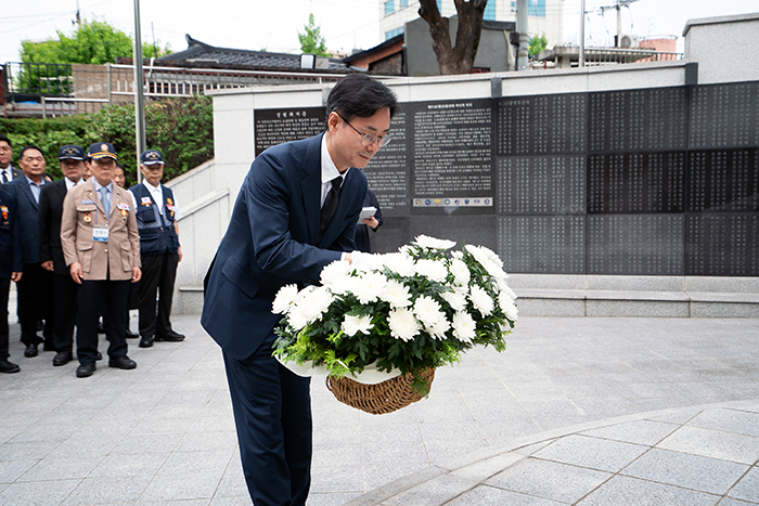 역사 앞에 다짐하고, 돌봄으로 실천하다…최동민 동대문구청장 취임