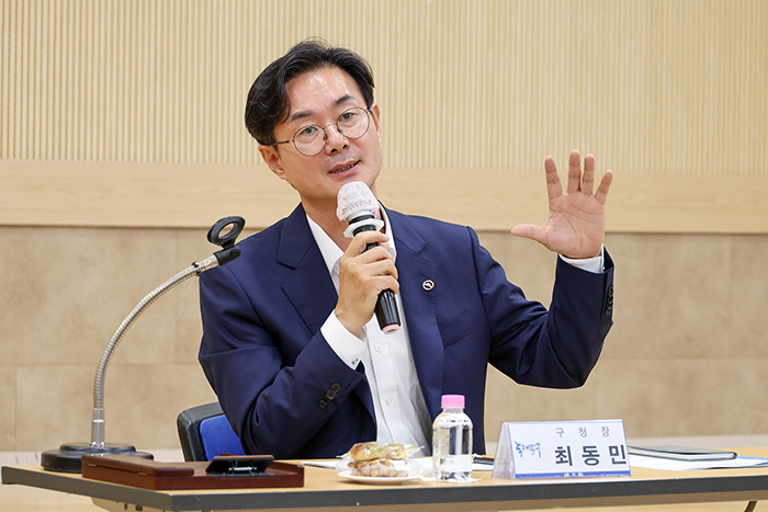 최동민 구청장, 제기동 주민숙원 듣고 현안 소통
