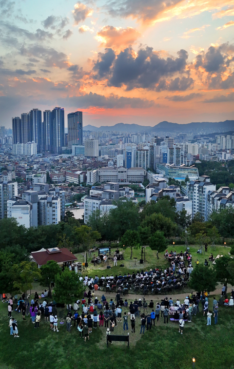 배봉산 노을음악회, 주민 사연 받는다