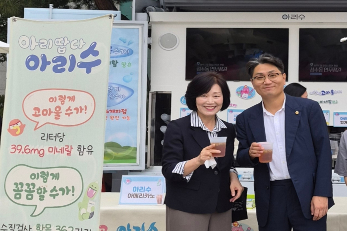 이의안 서울시의원, 북 페스티벌서 ‘아리수’ 홍보…주민과 현장 소통