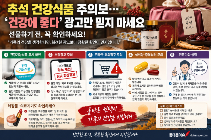 추석 건강식품 주의보…‘건강에 좋다’ 광고만 믿지 마세요